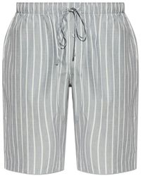 Hanro - Nachtkleding ,Grijs ,Katoen Night & Day Katoenen Shorts - Lyst
