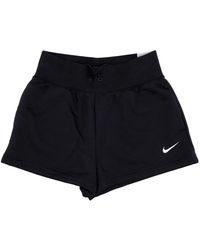 Nike - Fitness ,Zwart ,Katoen Phoenix Fleece Short Shorts - Lyst
