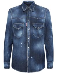 DSquared² - Denim Shirts - Lyst