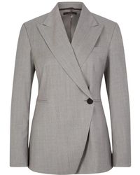 Windsor. - Jassen ,Grijs ,Leer Blazer - Lyst