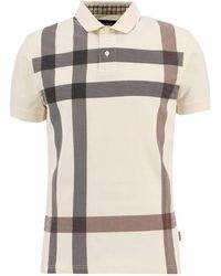 Barbour - Tops ,Katoen Blaine Oversized Tartan Polo - Lyst