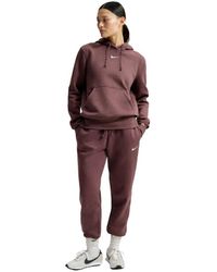 Nike - Fitness ,Paars ,Katoen Phoenix Fleece Trainingspak - Lyst