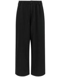 Y-3 - Broeken ,Zwart ,Wol Wool Straight Leg Pants - Lyst