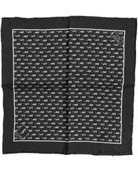 Dolce & Gabbana - Silk Seahorse Print Handkerchief - Lyst