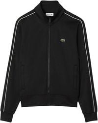 Lacoste - Paris Piqué Track Jacket Mit Durchgehendem Reißverschluss - Lyst