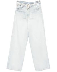 RRR123 - Bleached Drawstring Jeans - Lyst