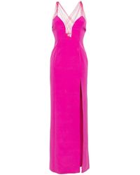 Genny - Kleid mit transparenten einsätzen,maxi dresses - Lyst