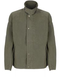 Barbour - Groene Katoenen Jas Met Kraag - Lyst