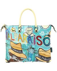 Gabs - Wandelbare Gelbe Reisetasche Aus Leder - Lyst