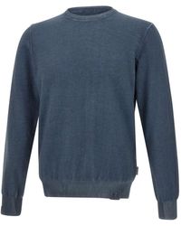 Bob - Katoenen Trui Blauwe Ronde Hals - Lyst