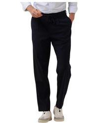SELECTED - Broeken ,Blauw ,Tapered Leroy Pleat Pant - Lyst