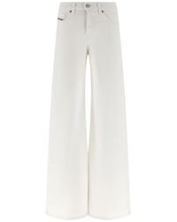 DIESEL - Jeans ,Wit ,Katoen 1978 D-Akemi Flare Jeans - Lyst