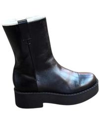 Premiata - Leder Plateau Stiefeletten - Lyst