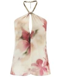 Guess - Ärmelloses Top Mit Blumenmuster - Lyst