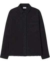 John Elliott - Jassen ,Zwart ,Katoen Hemi Oversized Shirt - Lyst