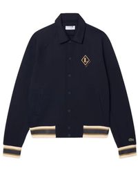 Lacoste - French Made Varsity Badge Jacket - Lyst