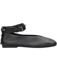 Ash - Schwarze Lederschuhe Mit Nieten - Lyst