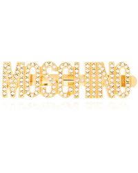 Moschino - Haarklammer mit logo - Lyst