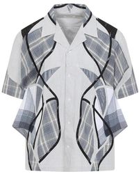 Craig Green - Overhemden ,Blauw ,Katoen Blauw Katoenen Shirt Voor Mannen - Lyst