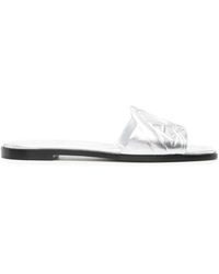 McQueen - Zilveren Sandaal 8100 Stijlvol Model - Lyst