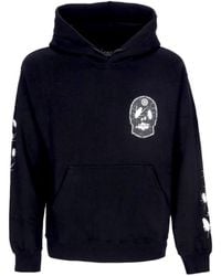 Propaganda - Schwarzer Hoodie Mit Gesticktem Logo - Lyst