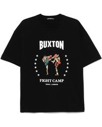 Cole Buxton - Zwart Grafisch Print Crew Neck T-Shirt - Lyst