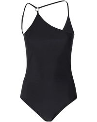 Coperni - Tops ,Zwart ,One Shoulder Badpak - Lyst