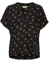 Kaffe - Mustang dot blouse top t-shirt - Lyst