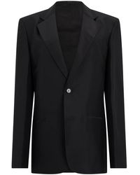 Gucci - Fijne Zijde Faille Jas - Lyst