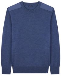 Paul & Shark - Koele Touch Wol Crewneck Sweater - Lyst