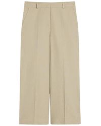 Weekend by Maxmara - Broeken ,Katoen Wkdzircone Broeken - Lyst
