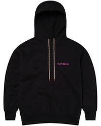 No Problemo - Hoodies & Sweatvesten ,Zwart ,Katoen Mini Problemo Zip Hoodie - Lyst
