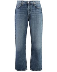 Agolde - Vintage straight-leg jeans mit metall-details,vintage straight-leg jeans - Lyst