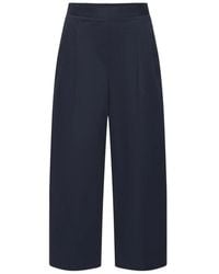Ichi - Wide Trousers - Lyst