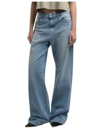 Replay - Wide Jeans - Lyst
