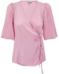 Ganni - Blouses - Lyst