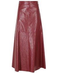 FEDERICA TOSI - Leather Skirts - Lyst