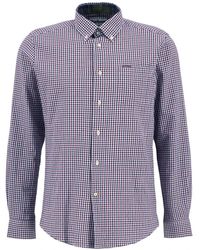 Barbour - Korte Broeken ,Veelkleurig ,Katoen Elegante Tartan Overhemd Lomond - Lyst