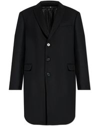 Emporio Armani - Single-Breasted Coats - Lyst