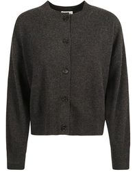 P.A.R.O.S.H. - Cardigan gris suéteres - Lyst