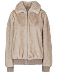 Ottod'Ame - Faux Fur Jas - Lyst