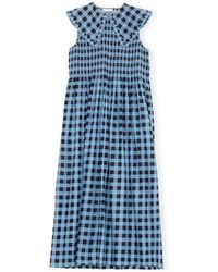 Ganni Sleeveless Dress - Blauw