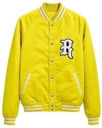 John Richmond - Giacca Bomber Con Logo Frontale - Lyst