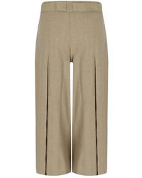 Marella - Cropped Trousers - Lyst