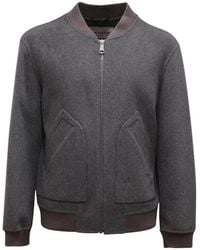 Amaranto - Jassen ,Grijs ,Wol Wol Kasjmier Jas Grijs Model B6S0006 - Lyst