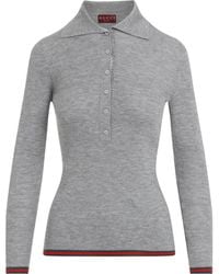 Gucci - Luxuriöses graues t-shirt - Lyst