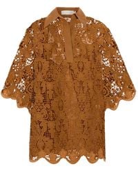 Zimmermann - Coco Lace Tunic Top - Lyst