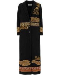 Dries Van Noten - Jassen ,Zwart ,Katoen Ricky Coat - Lyst