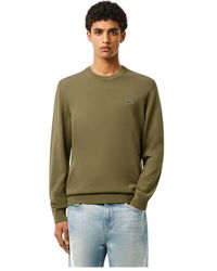 Lacoste - Rundhalsausschnitt logo pullover - Lyst