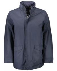 GANT - Jassen ,Blauw ,Polyester Double Jacket - Lyst